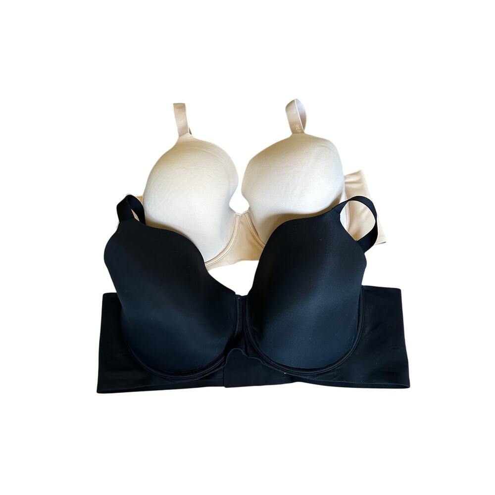Aerie Smoothez Full Coverage Nude and Black Bra size 42D